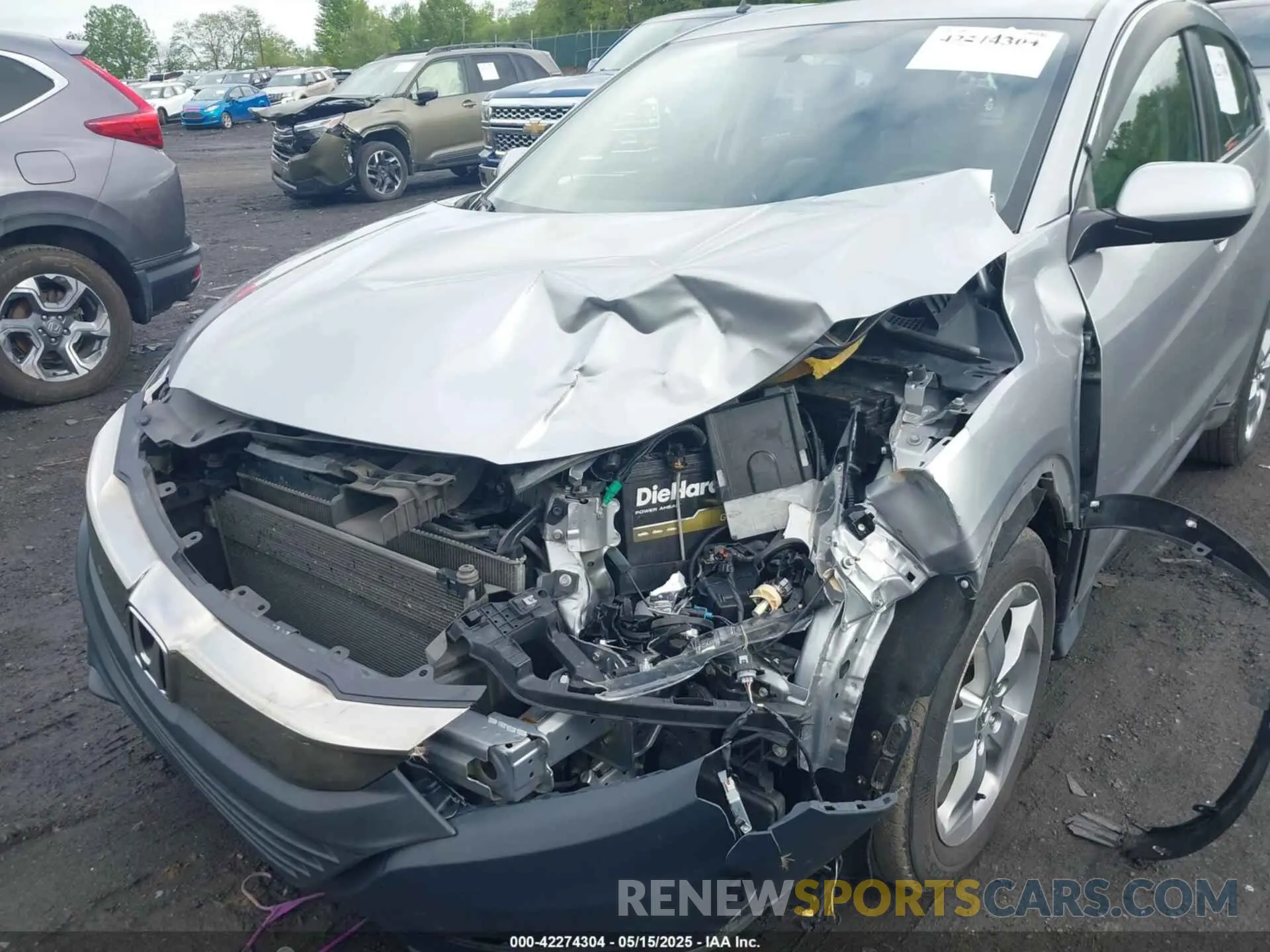 6 Фотография поврежденного автомобиля 3CZRU5H39KG703872 HONDA HR-V 2019