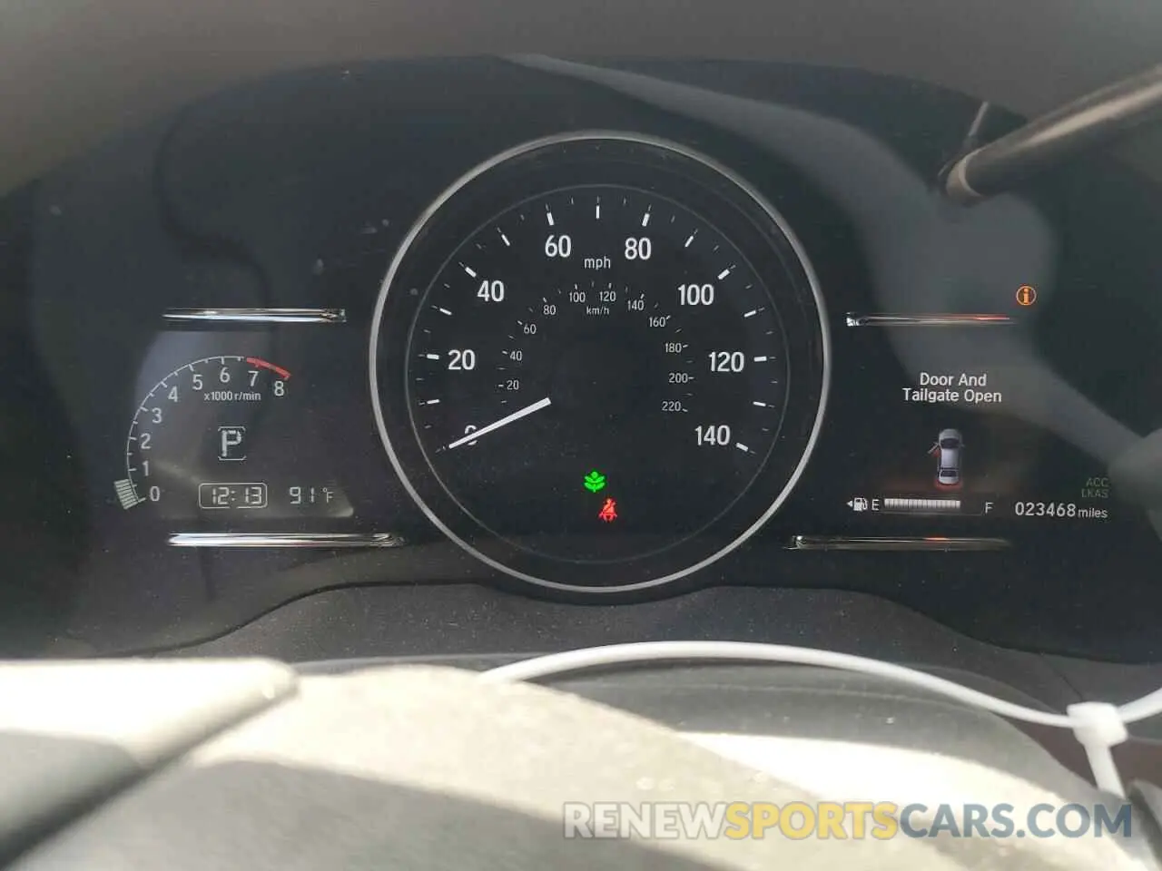 9 Photograph of a damaged car 3CZRU5H50KM707327 HONDA HR-V 2019