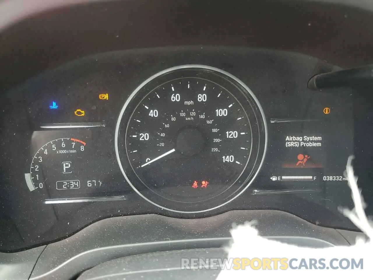 9 Photograph of a damaged car 3CZRU5H51KM716702 HONDA HR-V 2019