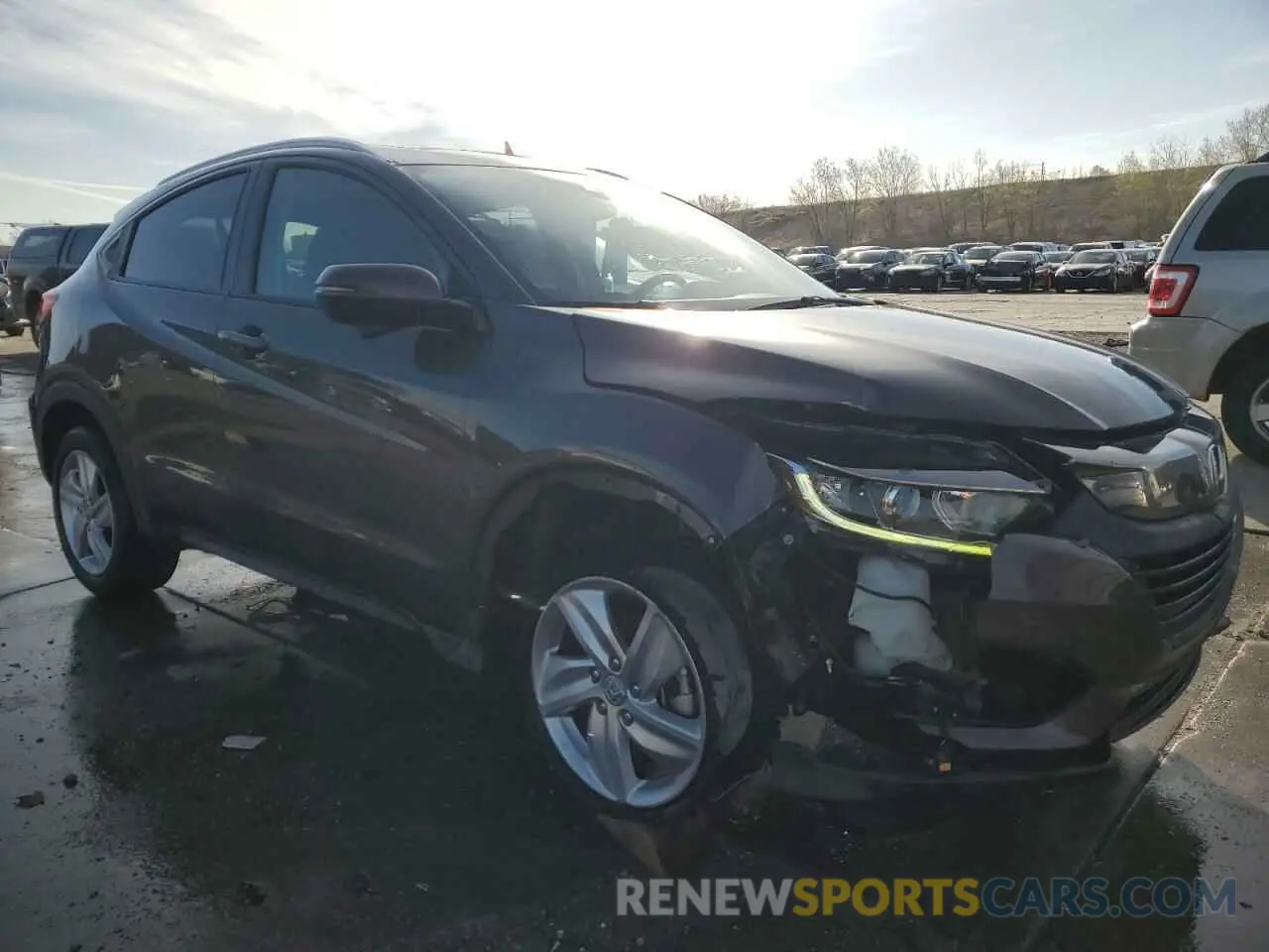 4 Фотография поврежденного автомобиля 3CZRU5H51KM716845 HONDA HR-V 2019