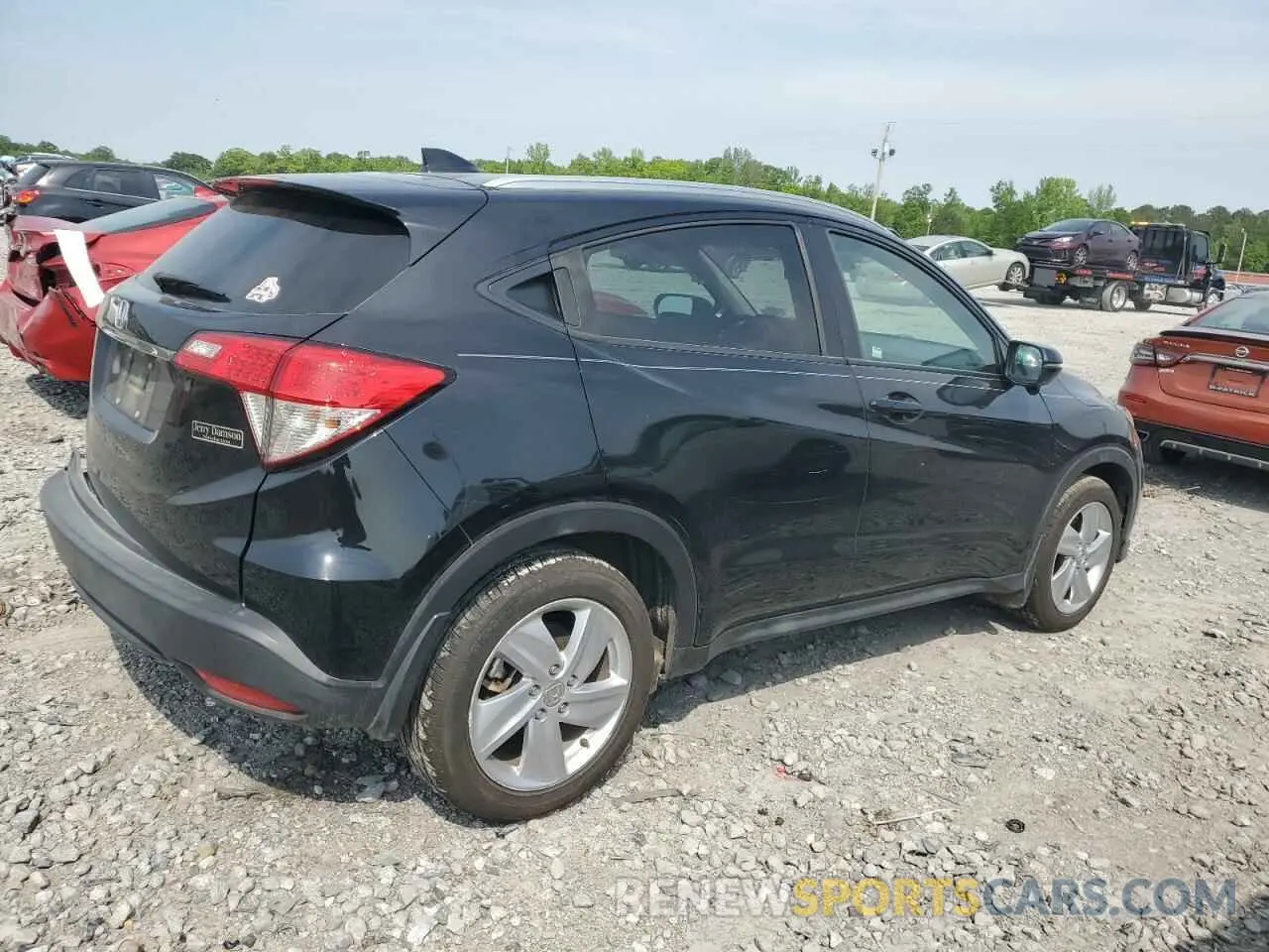 3 Фотография поврежденного автомобиля 3CZRU5H58KM711514 HONDA HR-V 2019