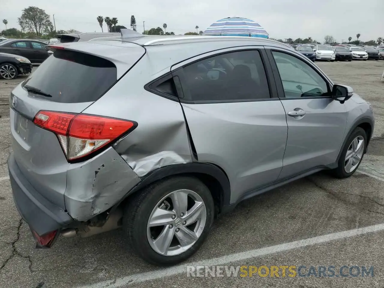 3 Фотография поврежденного автомобиля 3CZRU5H58KM728166 HONDA HR-V 2019