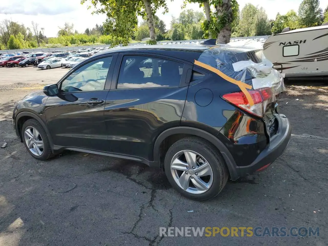 2 Photograph of a damaged car 3CZRU5H59KM724725 HONDA HR-V 2019