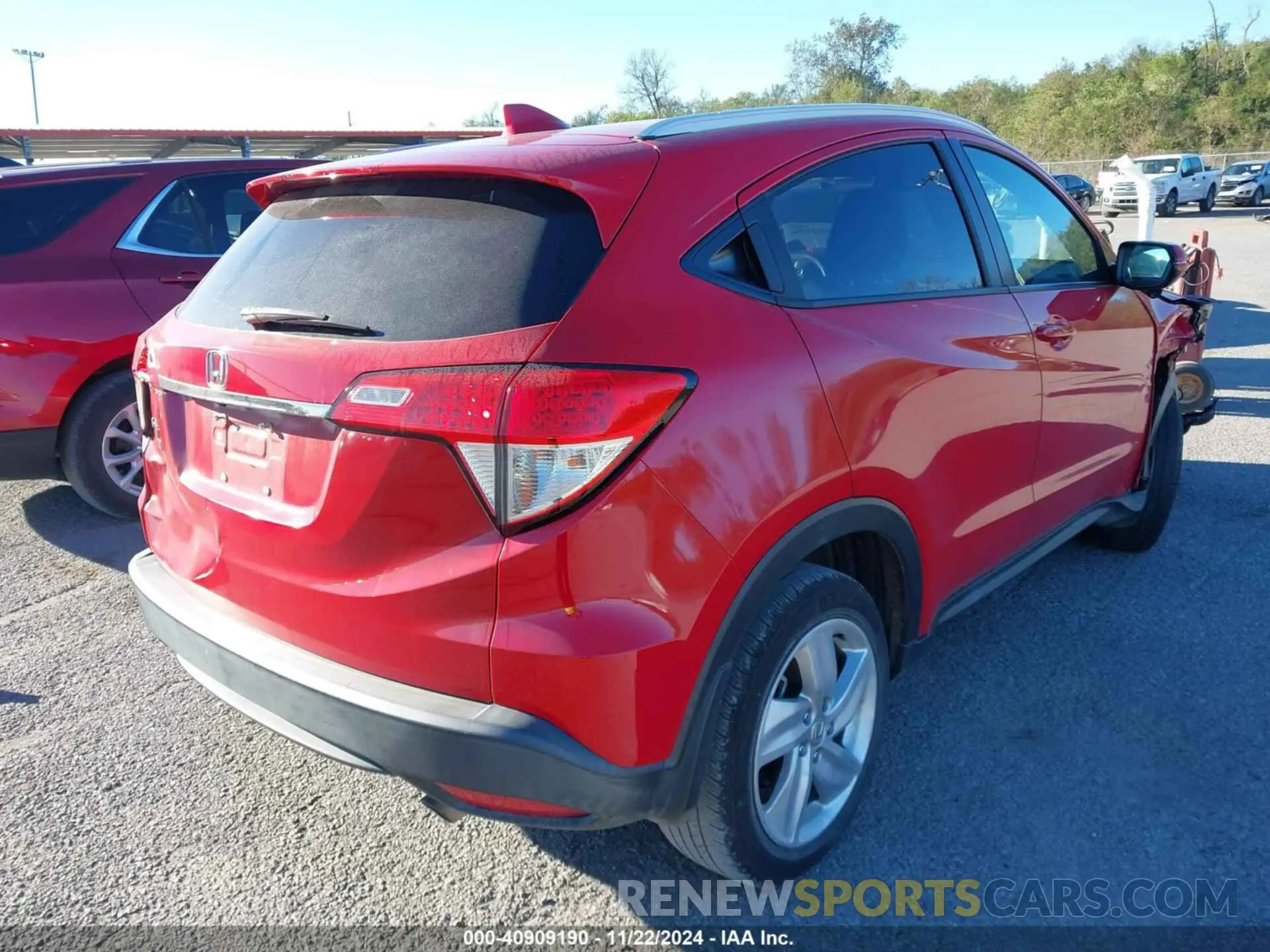 4 Фотография поврежденного автомобиля 3CZRU5H5XKM701213 HONDA HR-V 2019