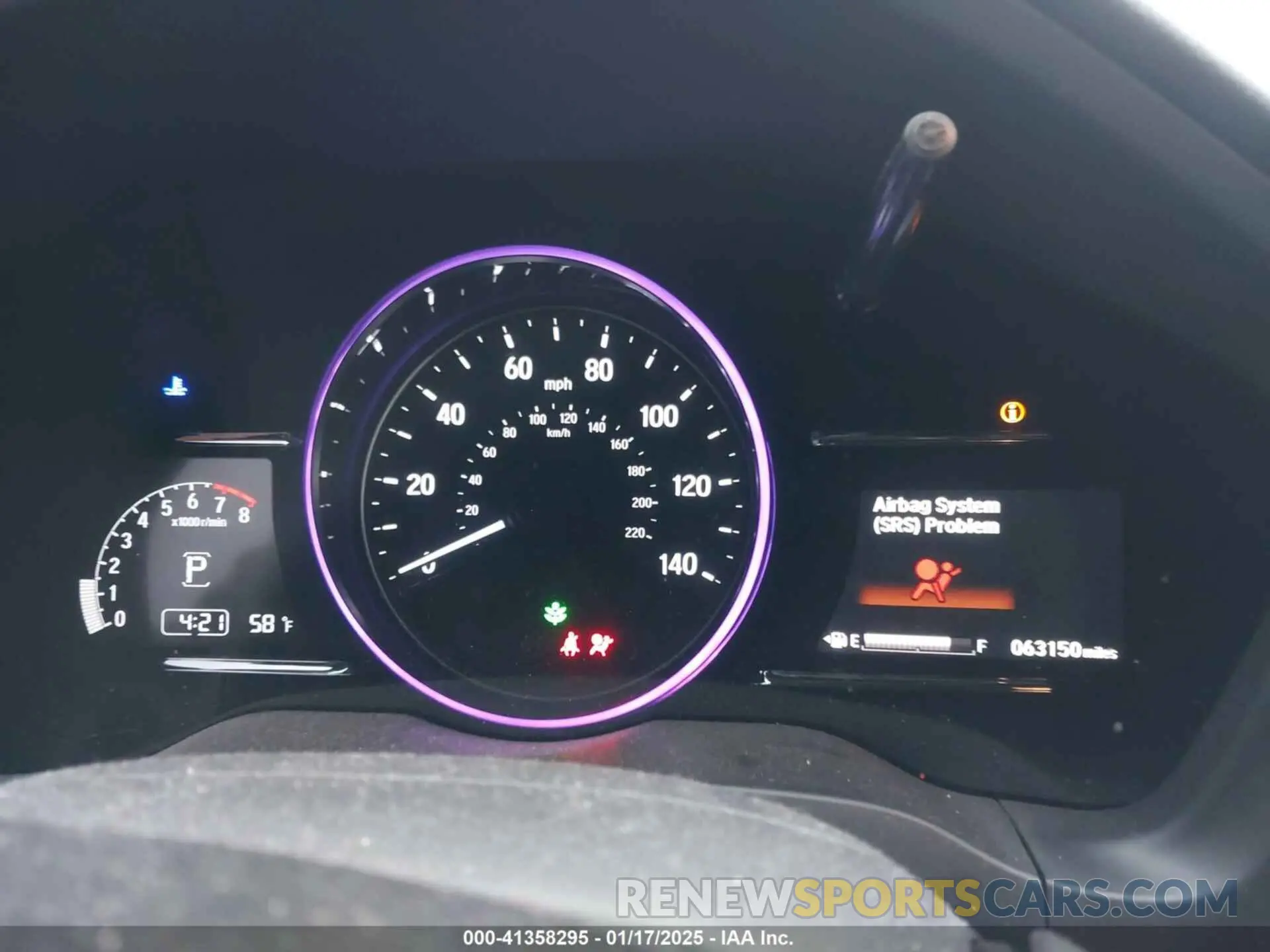 7 Photograph of a damaged car 3CZRU5H5XKM707982 HONDA HR-V 2019