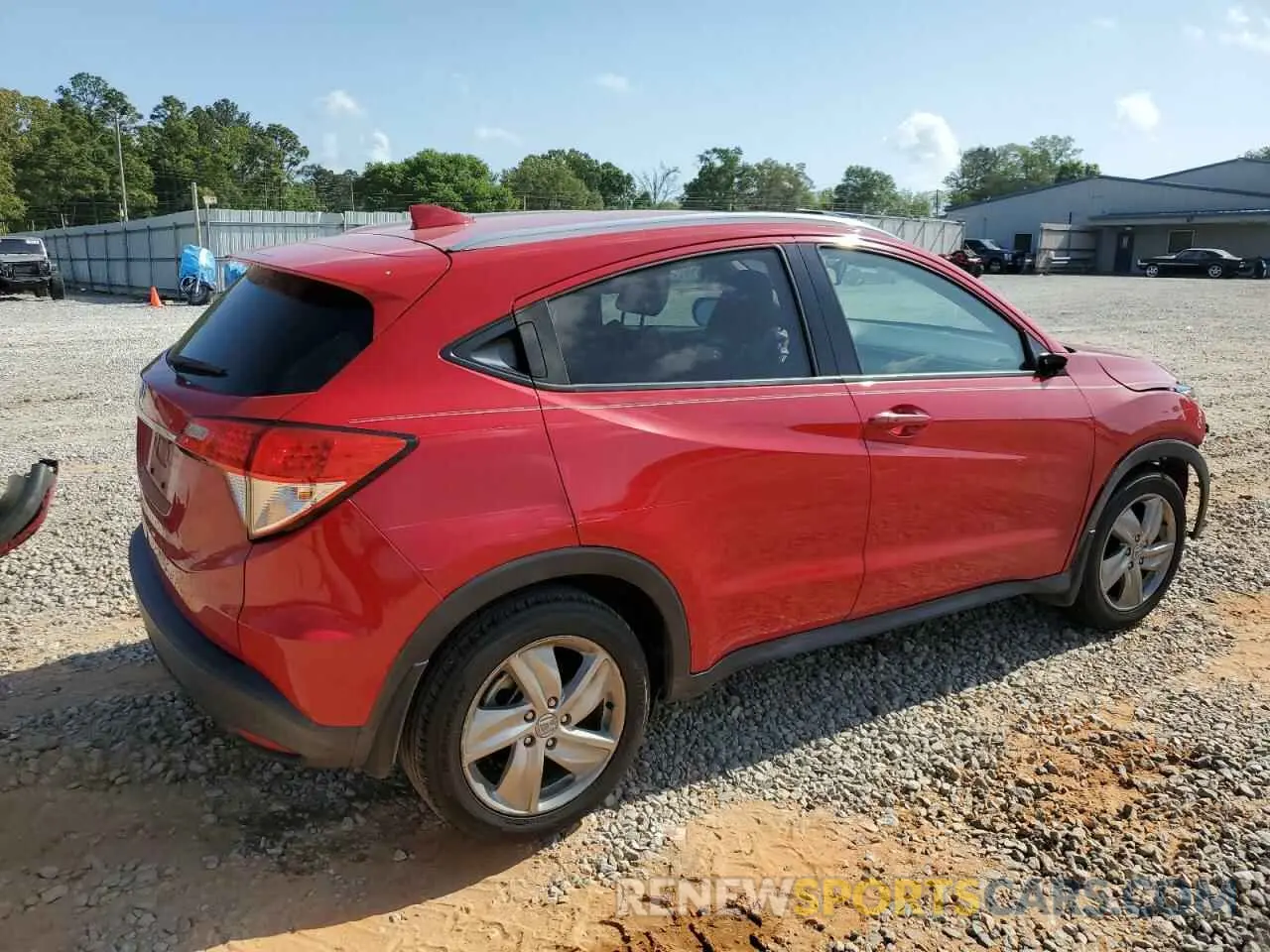 3 Photograph of a damaged car 3CZRU5H70KM700184 HONDA HR-V 2019