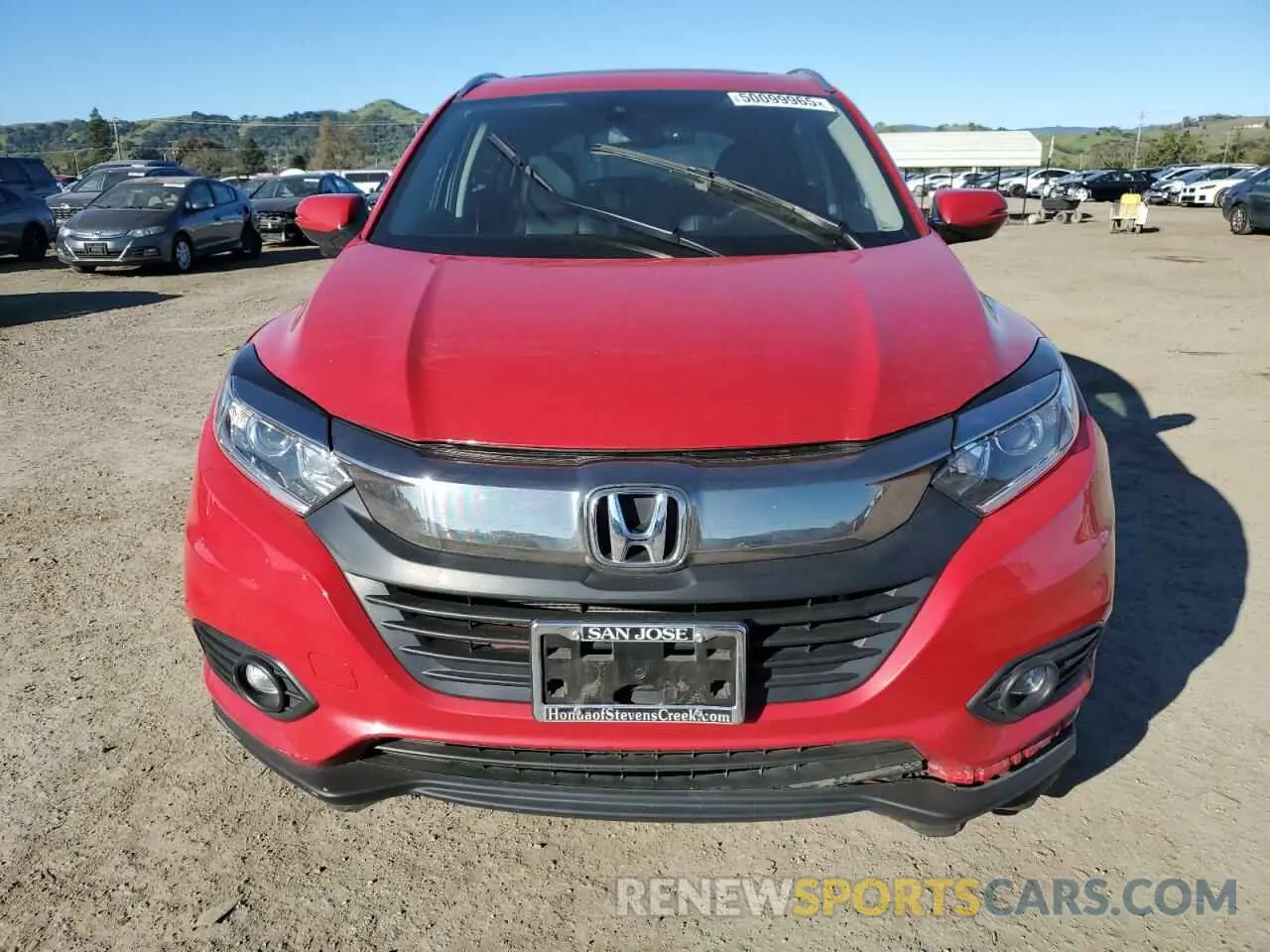 5 Photograph of a damaged car 3CZRU5H70KM715719 HONDA HR-V 2019