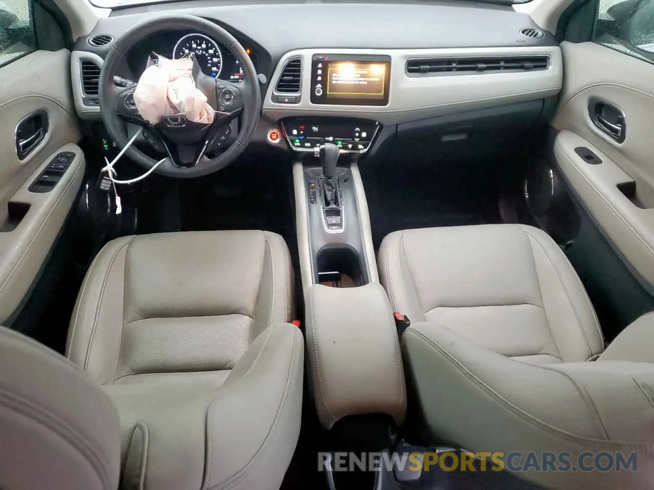 8 Photograph of a damaged car 3CZRU5H71KM708293 HONDA HR-V 2019