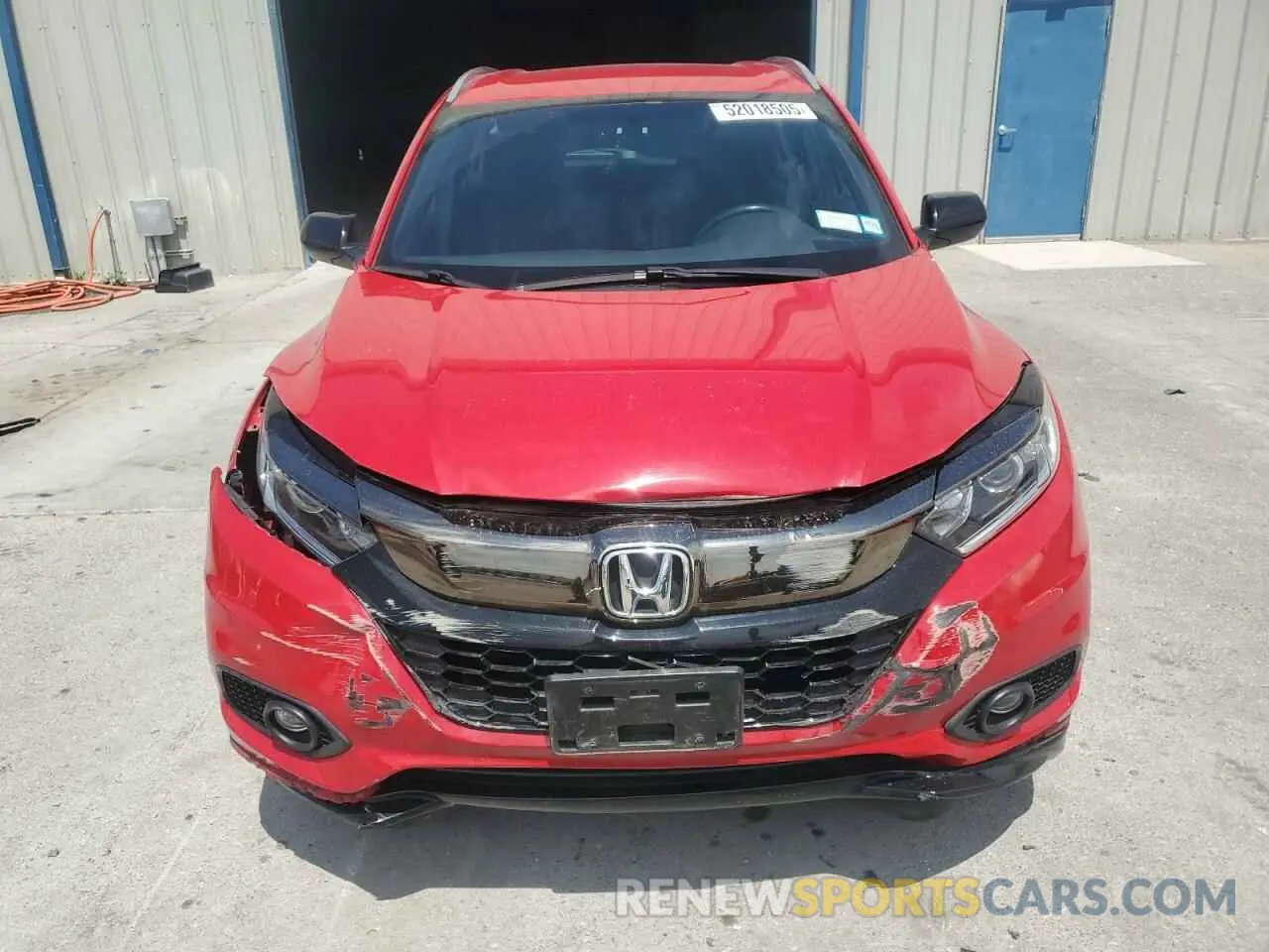 5 Photograph of a damaged car 3CZRU6H10KG708656 HONDA HR-V 2019