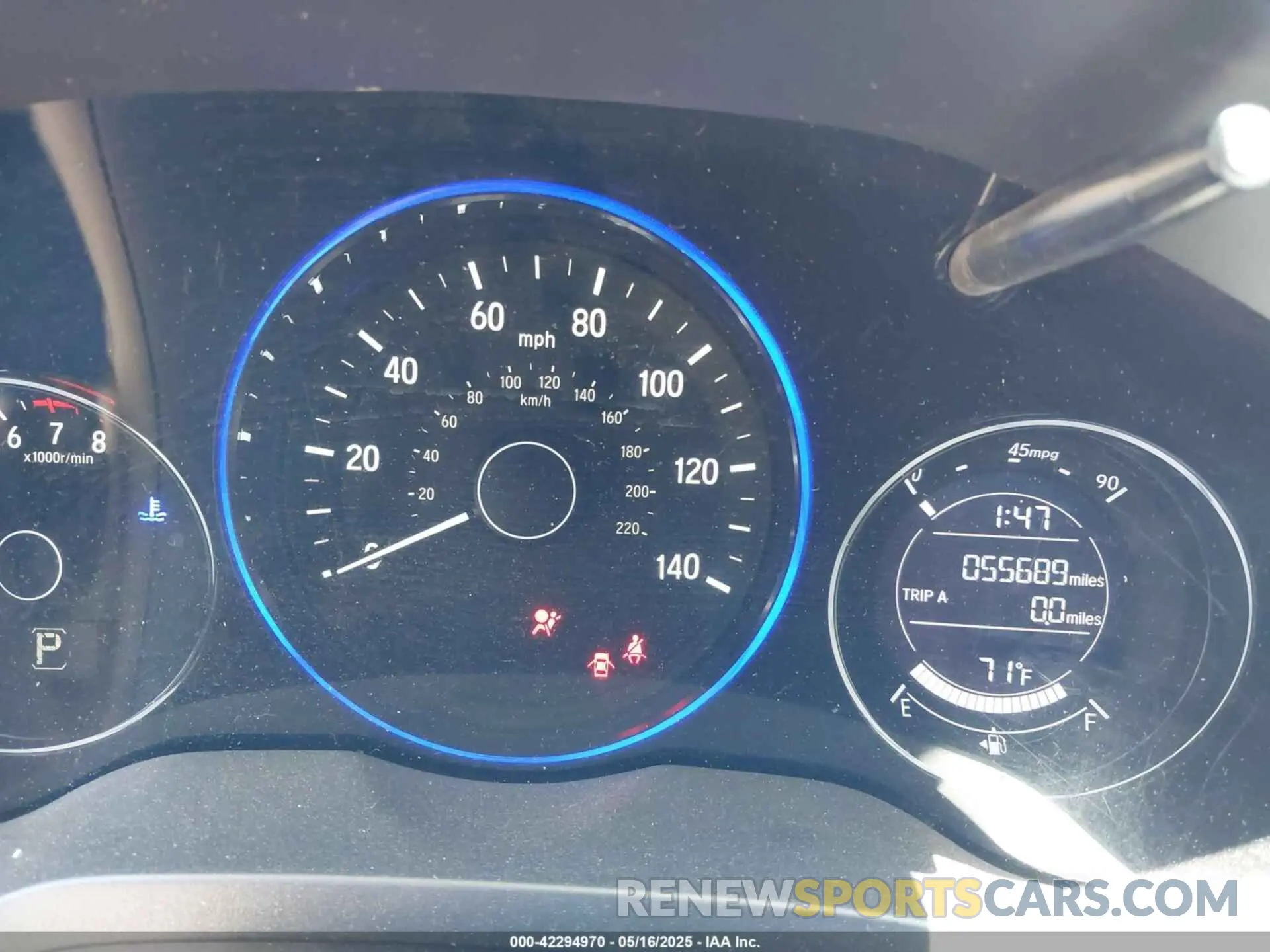 7 Photograph of a damaged car 3CZRU6H10KG716952 HONDA HR-V 2019