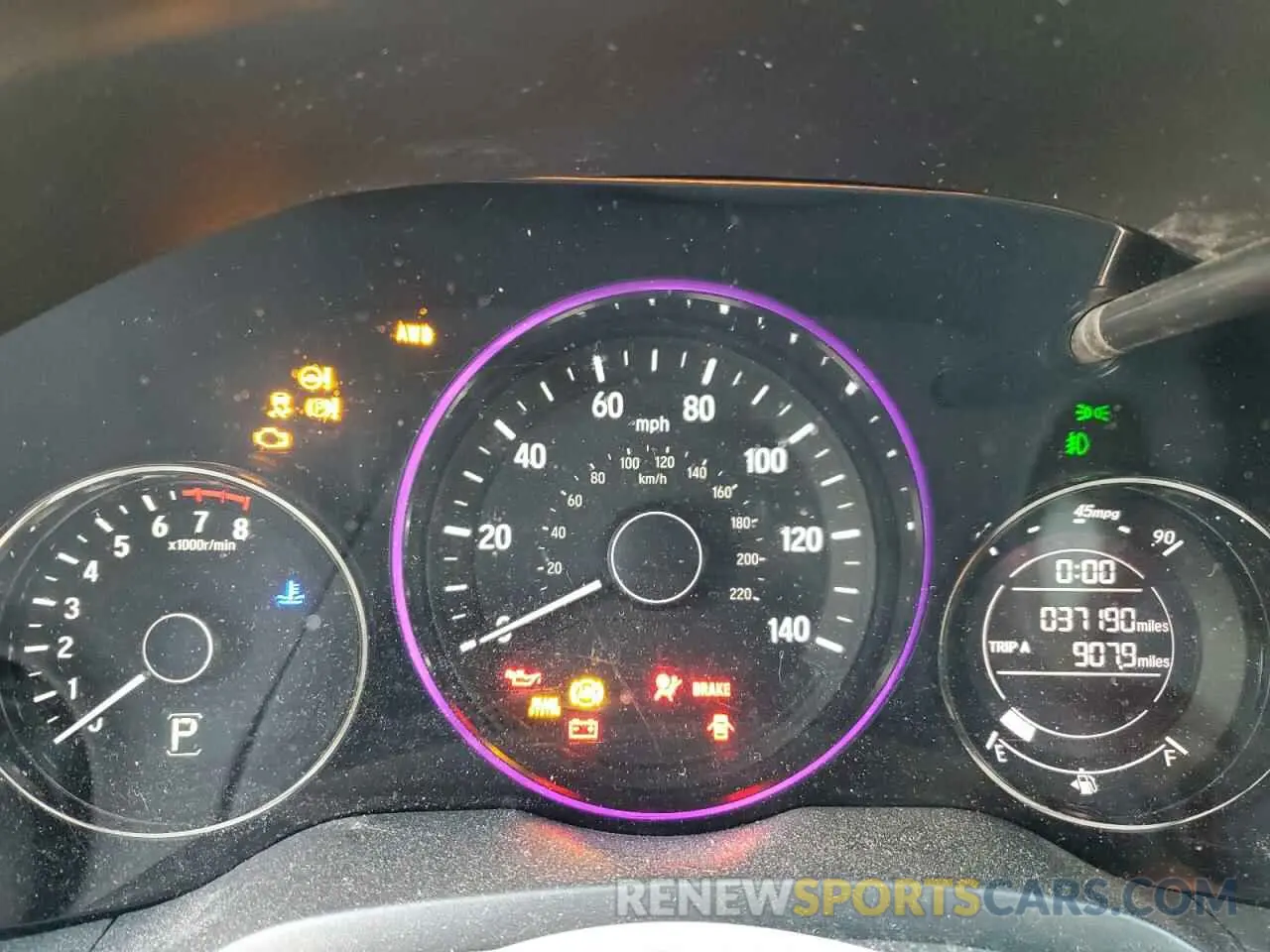 9 Photograph of a damaged car 3CZRU6H15KG718969 HONDA HR-V 2019