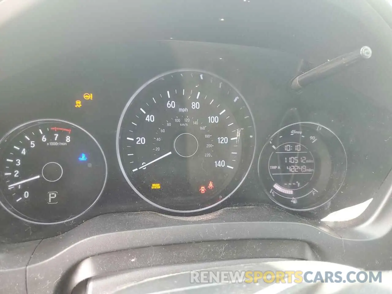 9 Photograph of a damaged car 3CZRU6H16KG704076 HONDA HR-V 2019