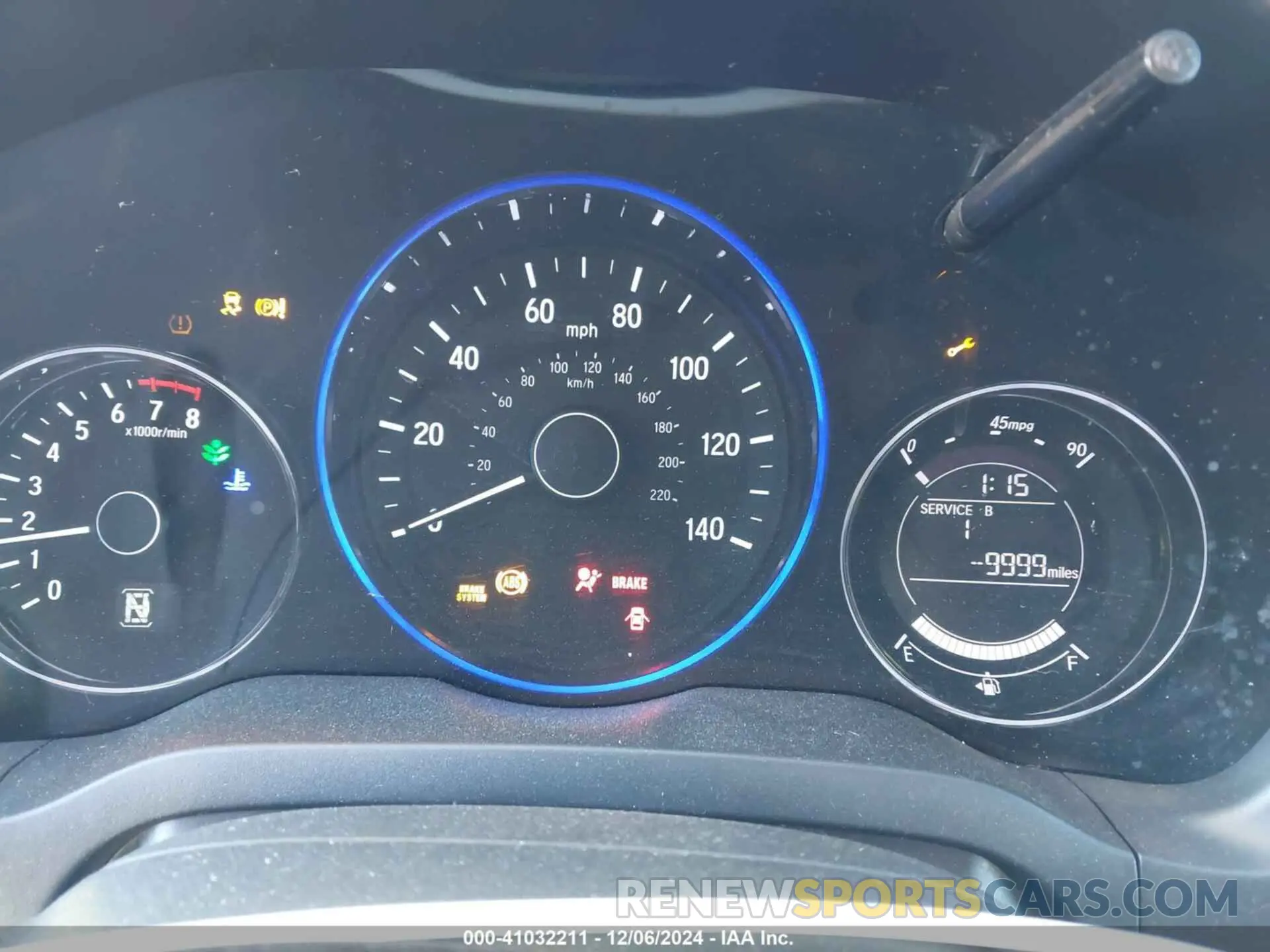 7 Photograph of a damaged car 3CZRU6H16KG708175 HONDA HR-V 2019