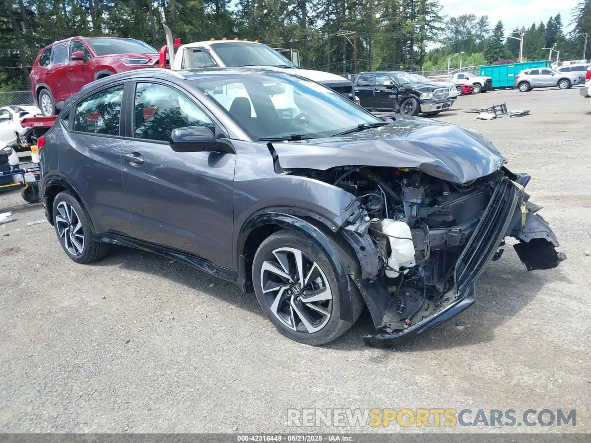 1 Фотография поврежденного автомобиля 3CZRU6H17KG711912 HONDA HR-V 2019