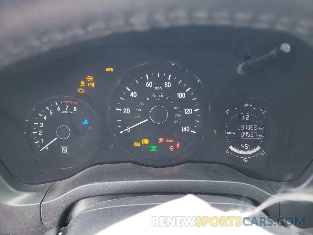 9 Photograph of a damaged car 3CZRU6H17KM739310 HONDA HR-V 2019
