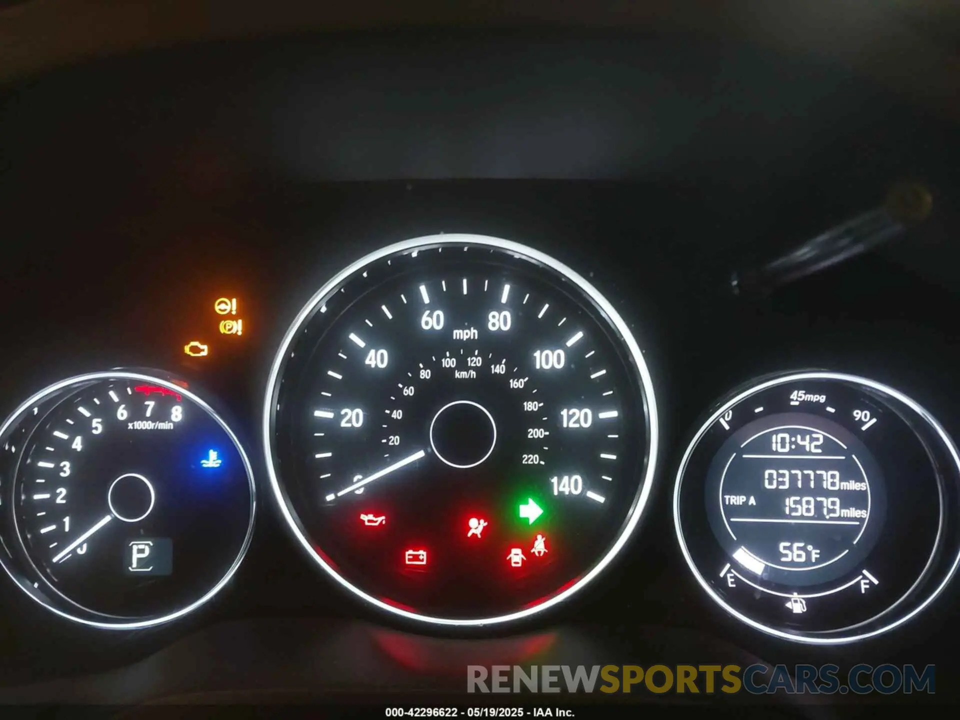 7 Photograph of a damaged car 3CZRU6H18KG706038 HONDA HR-V 2019