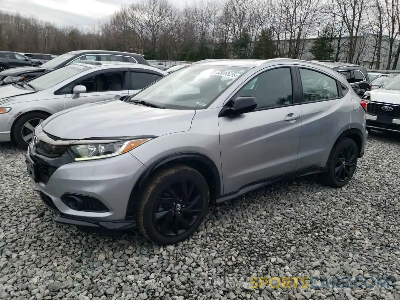 1 Photograph of a damaged car 3CZRU6H1XKM732075 HONDA HR-V 2019