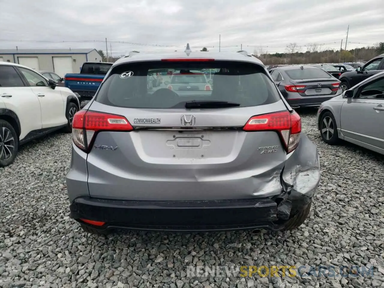 6 Photograph of a damaged car 3CZRU6H1XKM732075 HONDA HR-V 2019