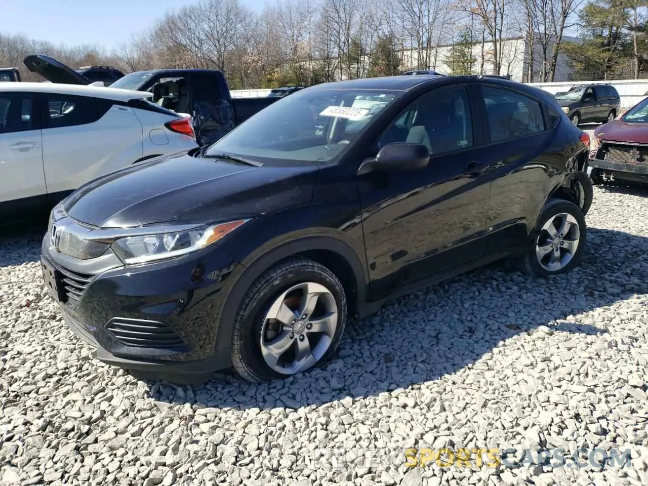 1 Photograph of a damaged car 3CZRU6H31KG729999 HONDA HR-V 2019