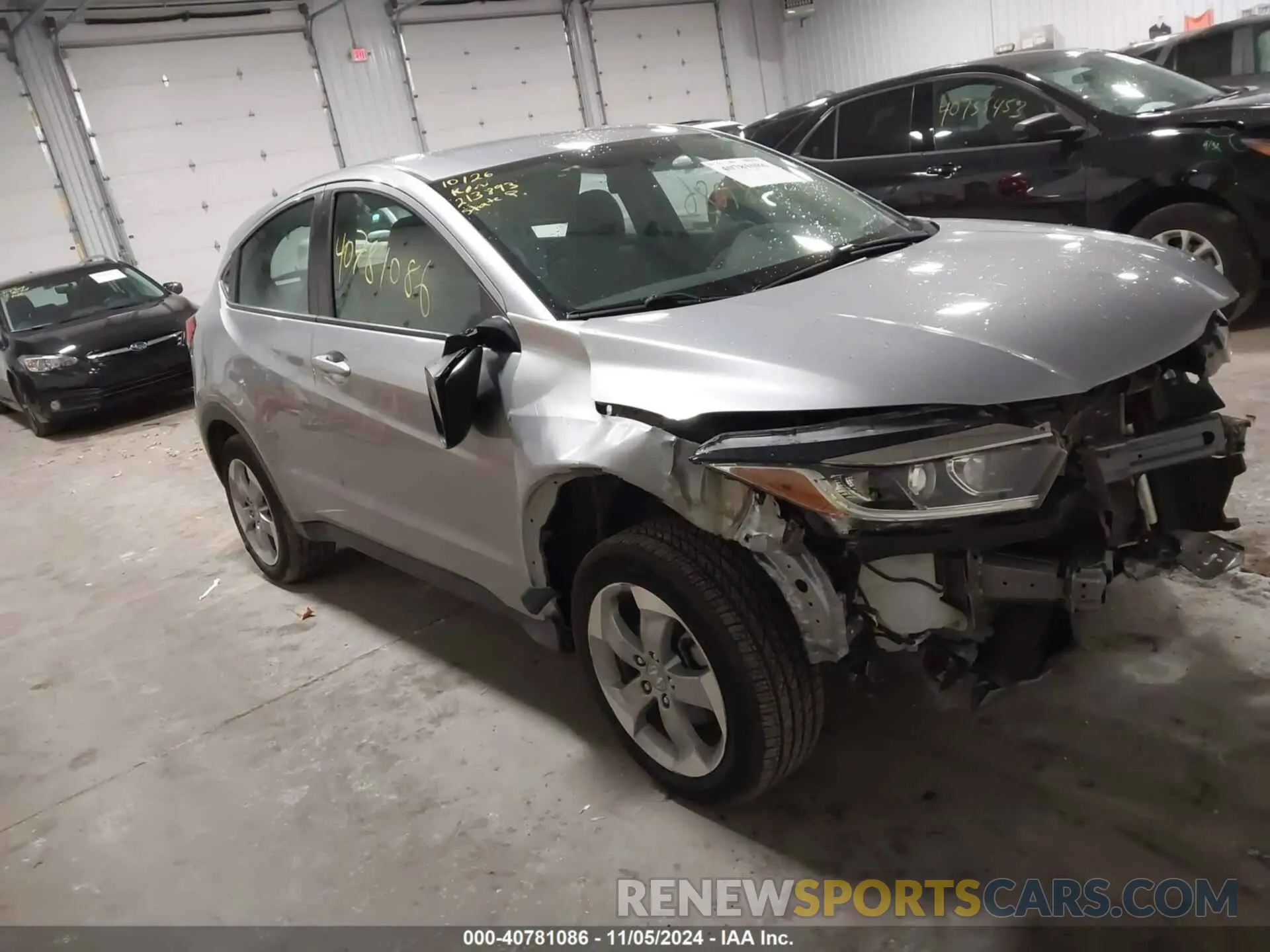 1 Photograph of a damaged car 3CZRU6H36KG731067 HONDA HR-V 2019