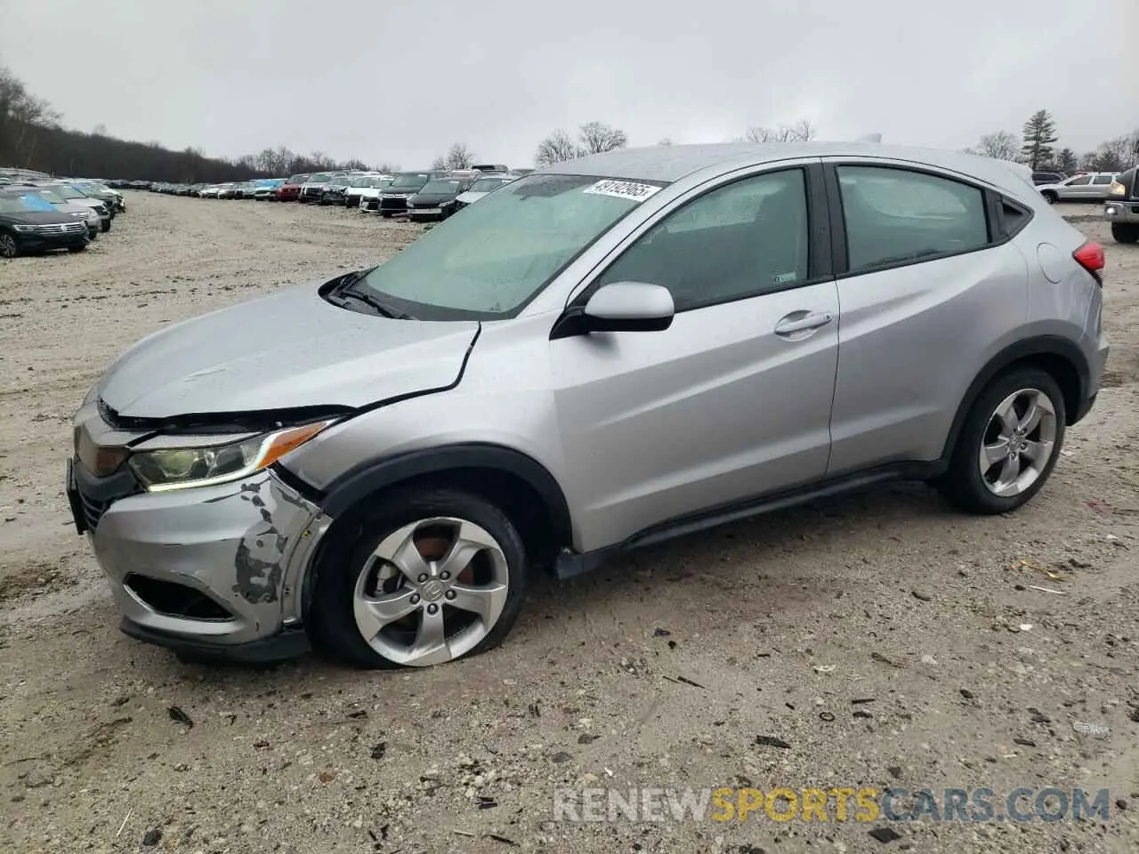 1 Photograph of a damaged car 3CZRU6H37KM728163 HONDA HR-V 2019