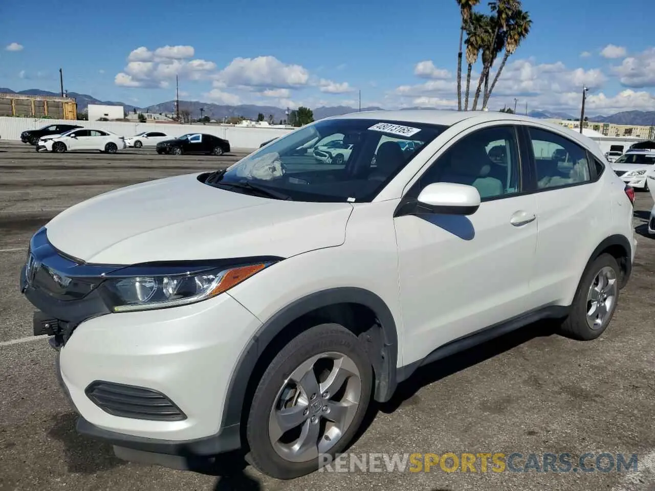 1 Photograph of a damaged car 3CZRU6H38KM709234 HONDA HR-V 2019