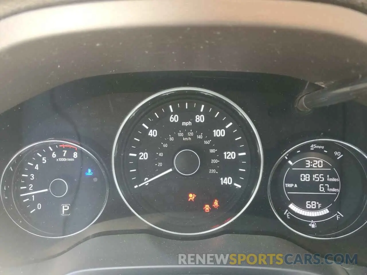 9 Photograph of a damaged car 3CZRU6H38KM709234 HONDA HR-V 2019