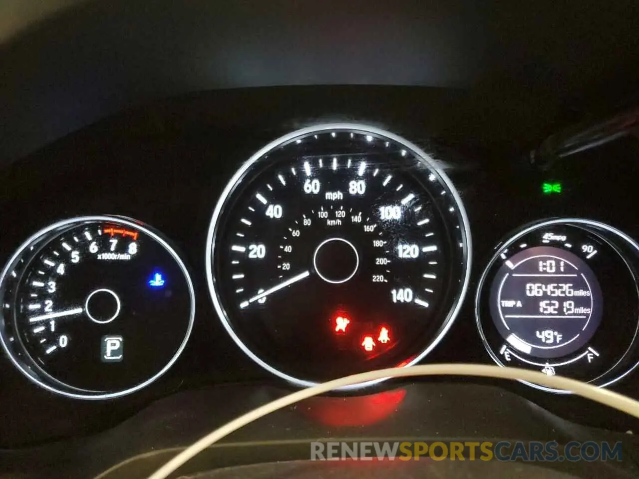 9 Photograph of a damaged car 3CZRU6H39KG716160 HONDA HR-V 2019