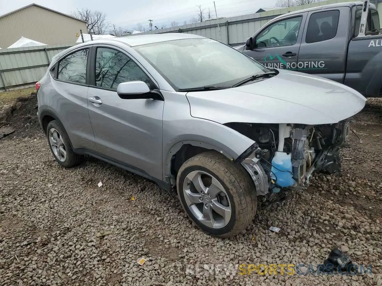 4 Photograph of a damaged car 3CZRU6H3XKG731024 HONDA HR-V 2019