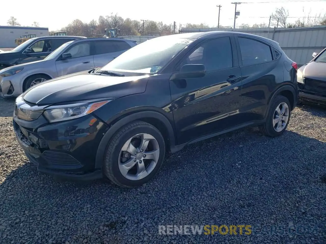 1 Photograph of a damaged car 3CZRU6H3XKG732660 HONDA HR-V 2019
