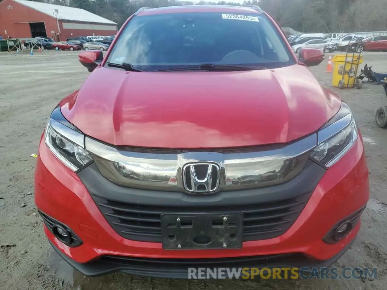 5 Фотография поврежденного автомобиля 3CZRU6H54KM707210 HONDA HR-V 2019