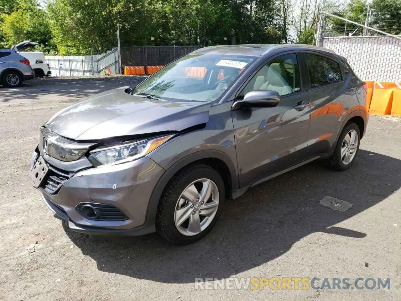 1 Photograph of a damaged car 3CZRU6H54KM722564 HONDA HR-V 2019
