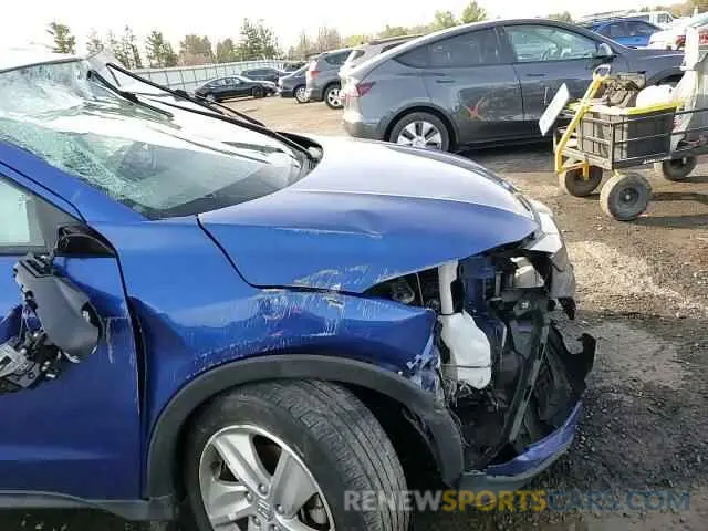 10 Photograph of a damaged car 3CZRU6H58KM724043 HONDA HR-V 2019