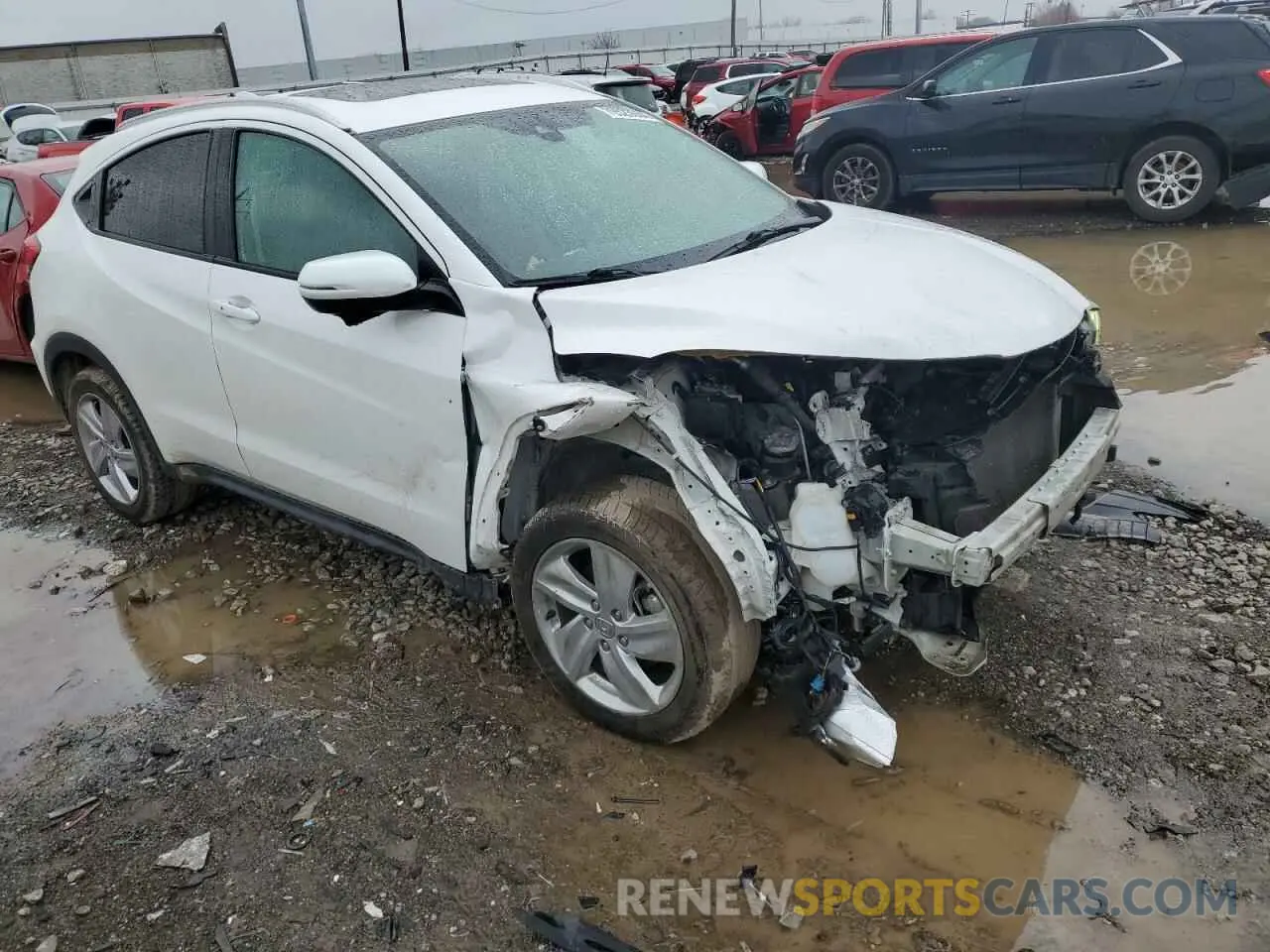 4 Photograph of a damaged car 3CZRU6H5XKM718986 HONDA HR-V 2019