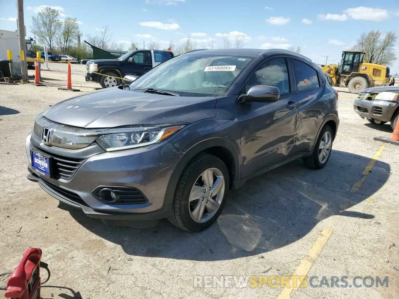 1 Photograph of a damaged car 3CZRU6H5XKM738400 HONDA HR-V 2019
