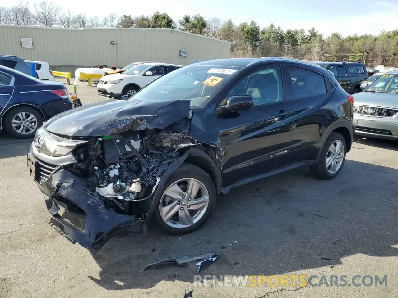 1 Photograph of a damaged car 3CZRU6H74KM740211 HONDA HR-V 2019