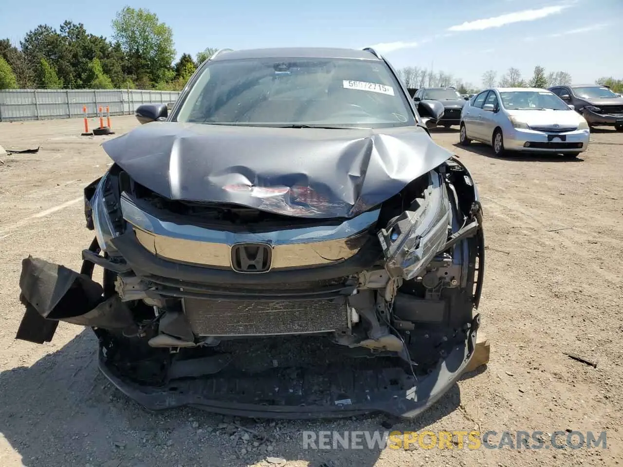 5 Фотография поврежденного автомобиля 3CZRU6H78KM724304 HONDA HR-V 2019