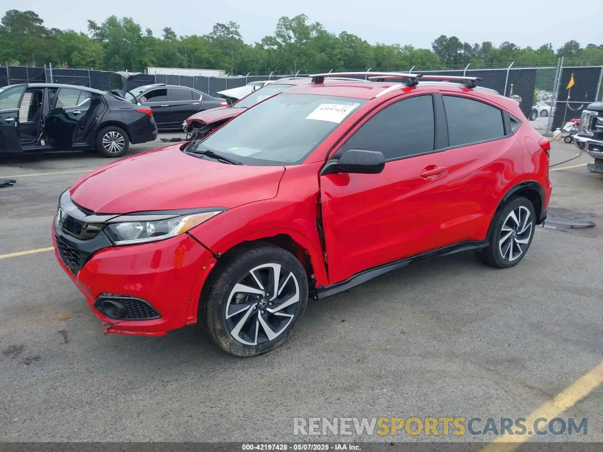 2 Фотография поврежденного автомобиля 3CZRU5H10LM707648 HONDA HR-V 2020