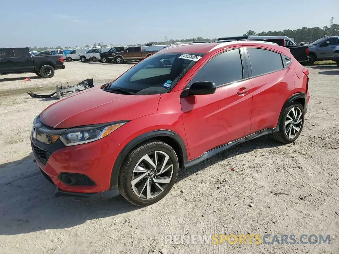 1 Photograph of a damaged car 3CZRU5H11LM706654 HONDA HR-V 2020