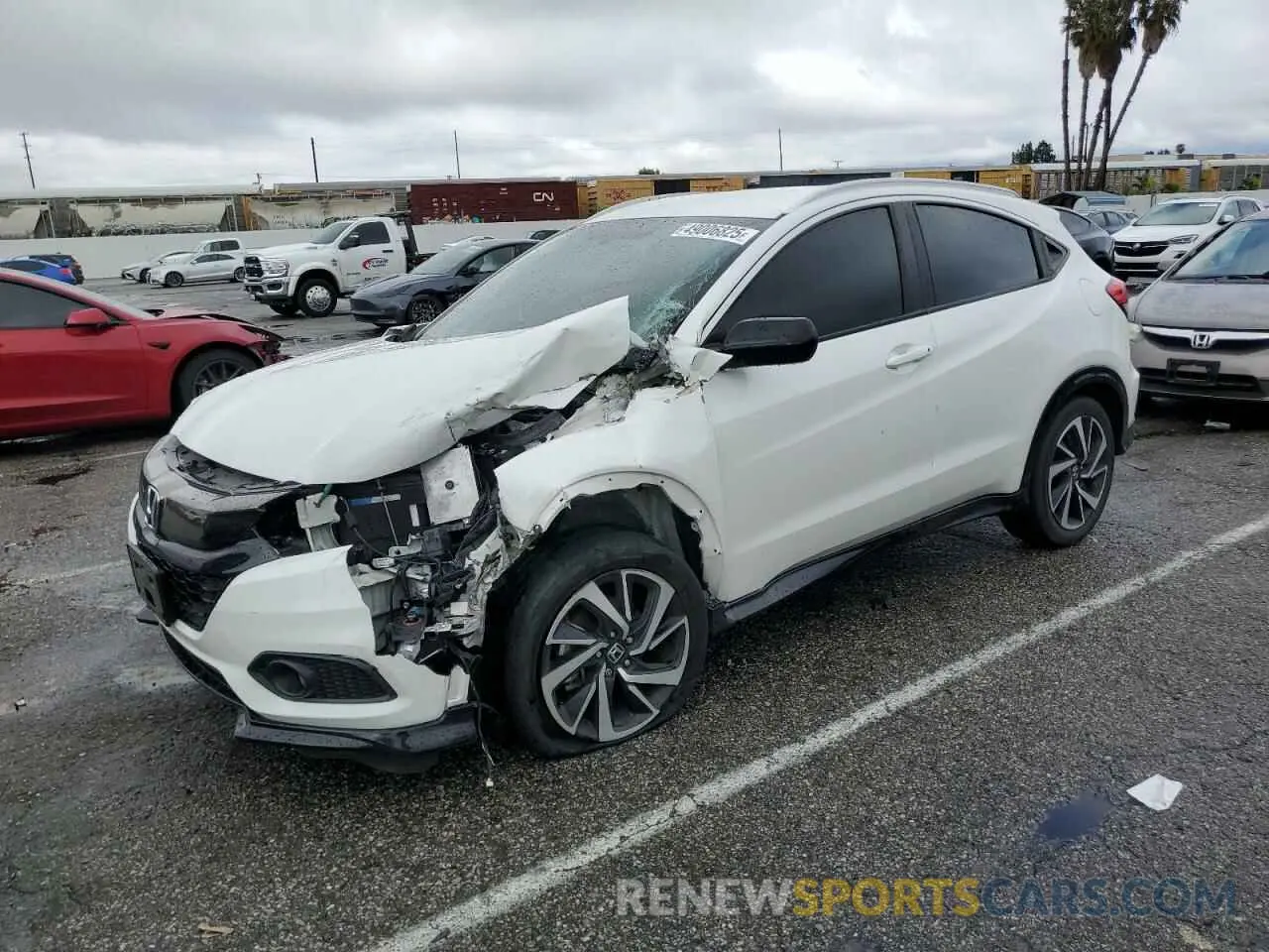 1 Photograph of a damaged car 3CZRU5H14LM716126 HONDA HR-V 2020