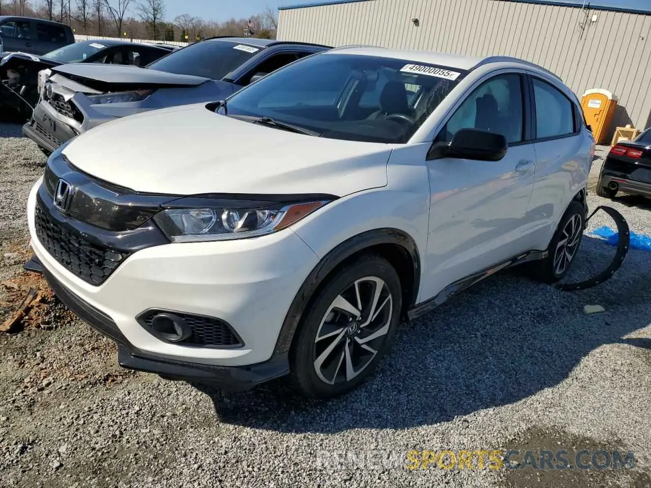 1 Photograph of a damaged car 3CZRU5H17LM701510 HONDA HR-V 2020