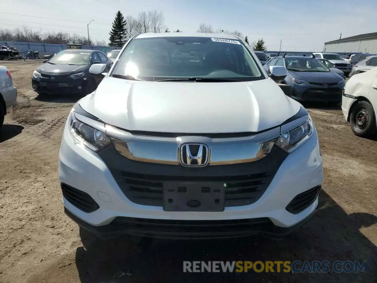 5 Photograph of a damaged car 3CZRU5H31LM100885 HONDA HR-V 2020