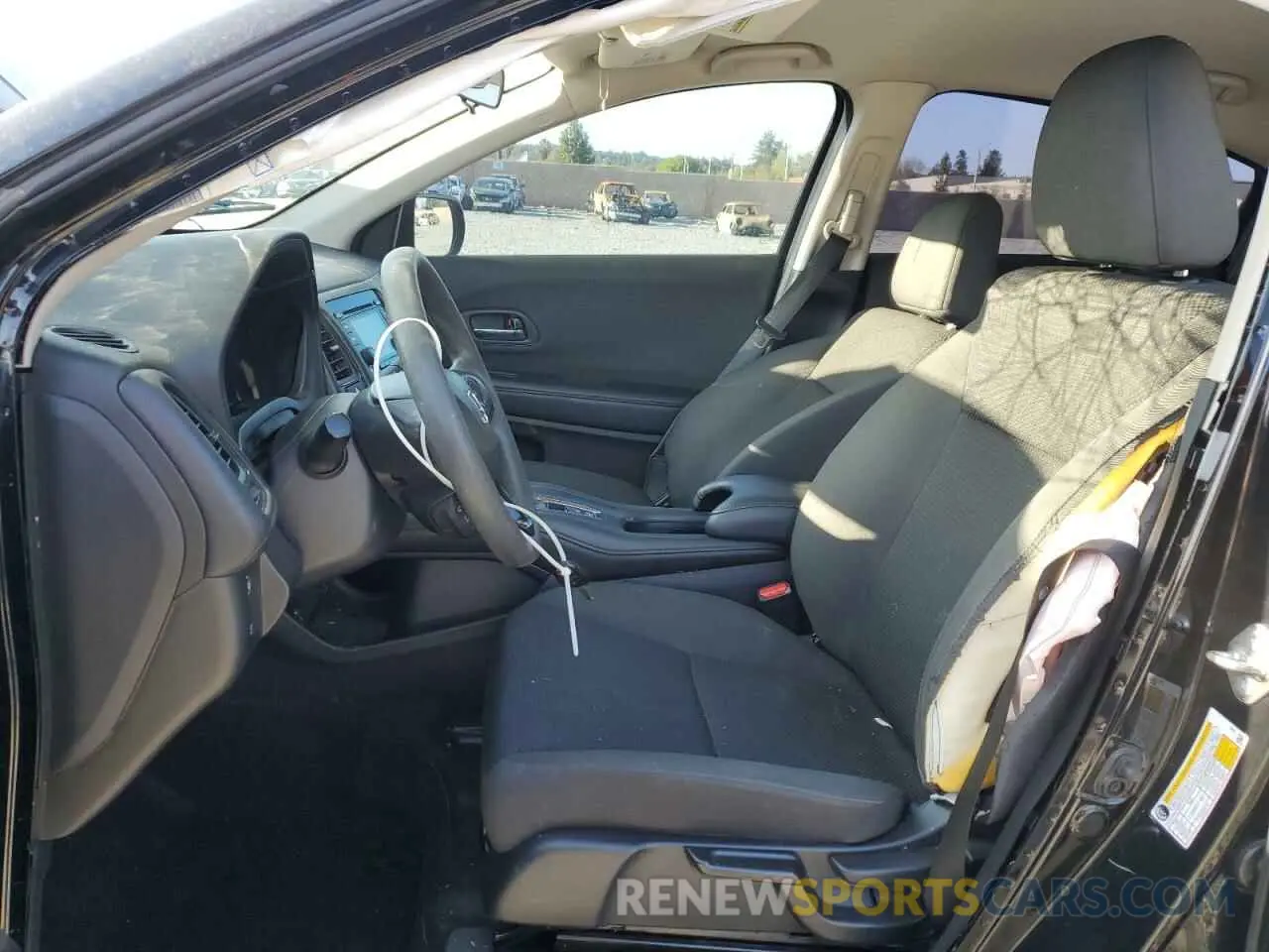 7 Photograph of a damaged car 3CZRU5H38LM713831 HONDA HR-V 2020