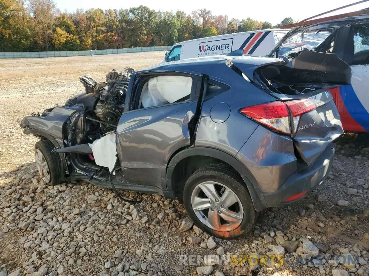 2 Photograph of a damaged car 3CZRU5H51LM717043 HONDA HR-V 2020