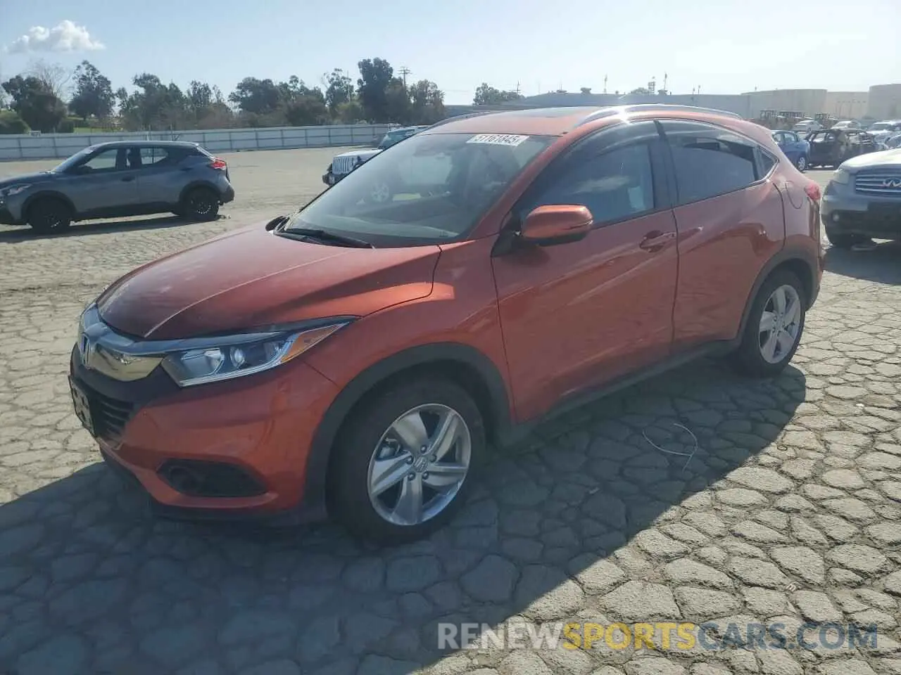 1 Photograph of a damaged car 3CZRU5H55LM718759 HONDA HR-V 2020