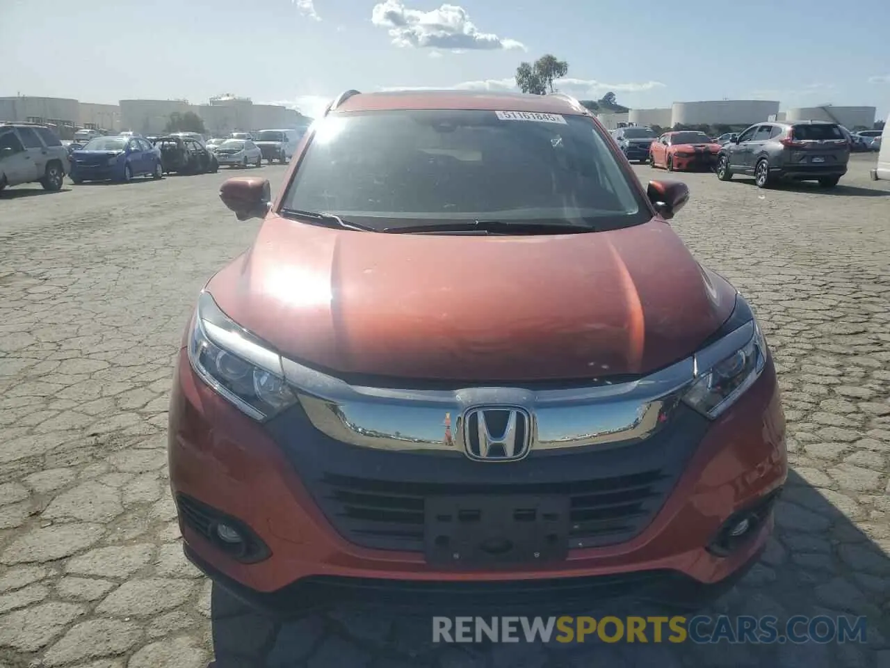 5 Photograph of a damaged car 3CZRU5H55LM718759 HONDA HR-V 2020