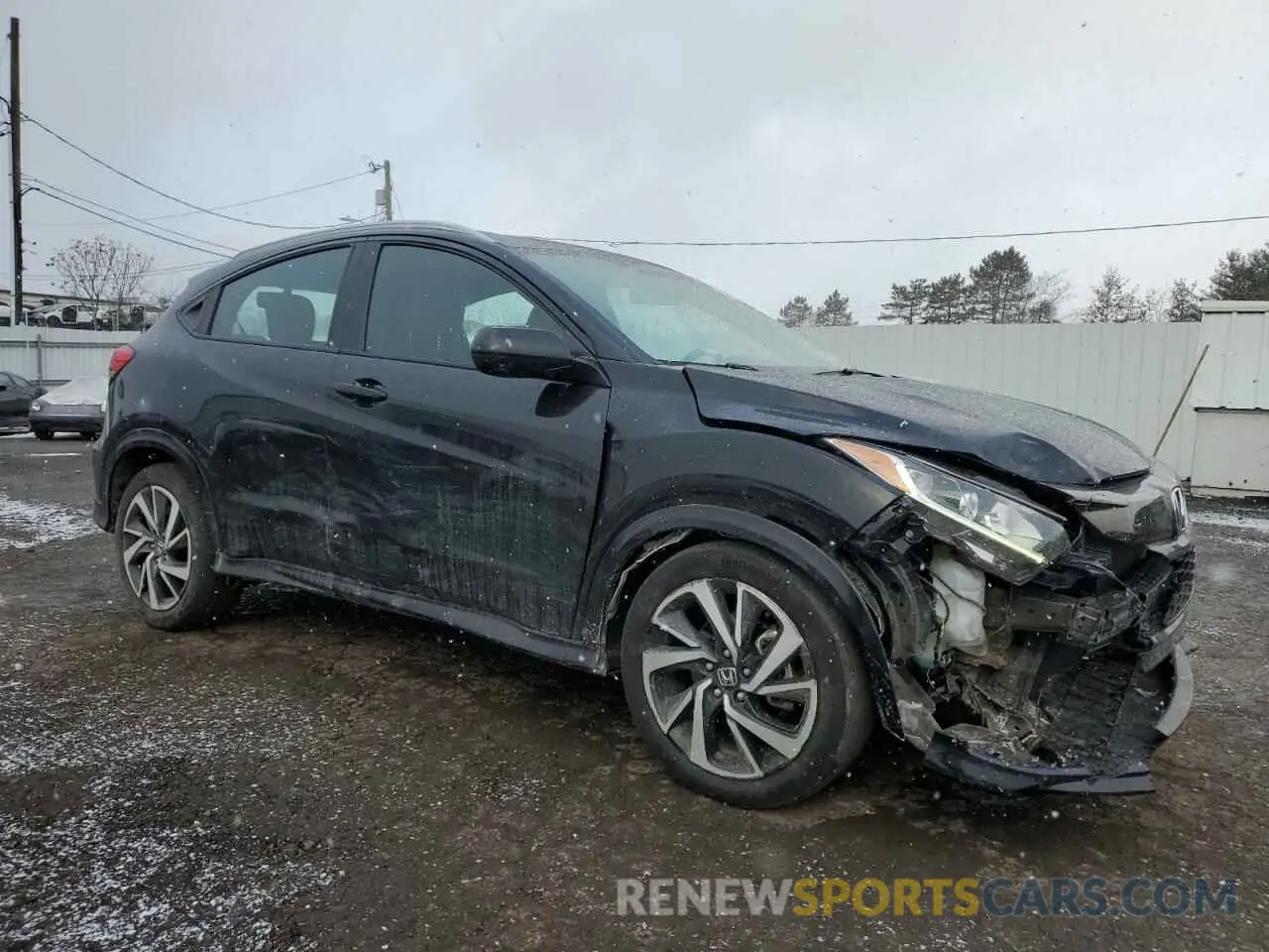4 Фотография поврежденного автомобиля 3CZRU6H16LM723343 HONDA HR-V 2020
