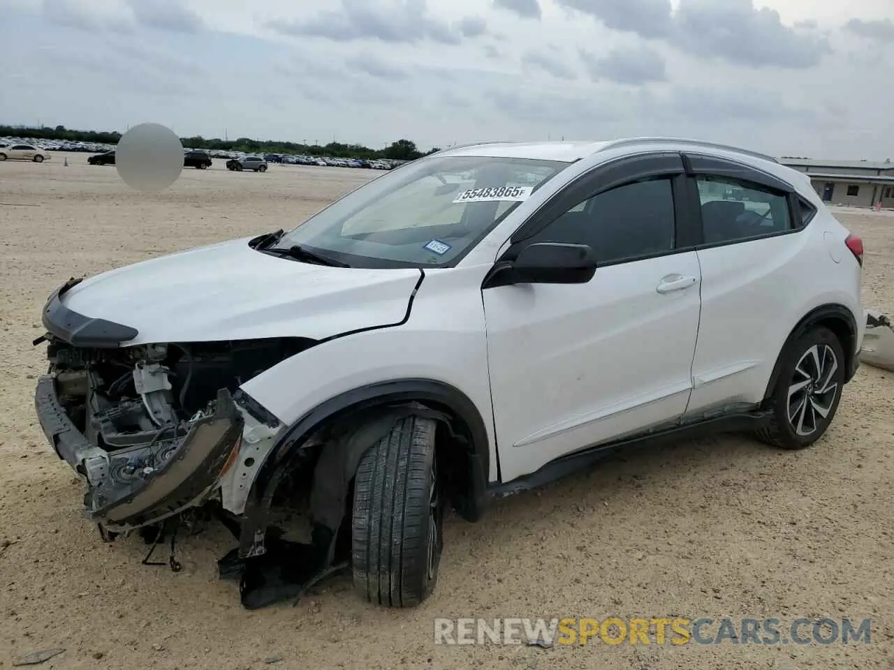 1 Photograph of a damaged car 3CZRU6H17LM710147 HONDA HR-V 2020