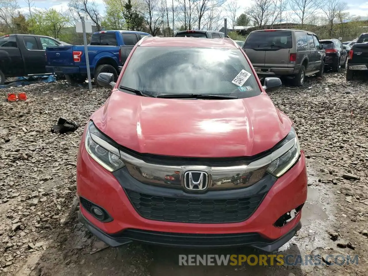 5 Photograph of a damaged car 3CZRU6H1XLM736712 HONDA HR-V 2020