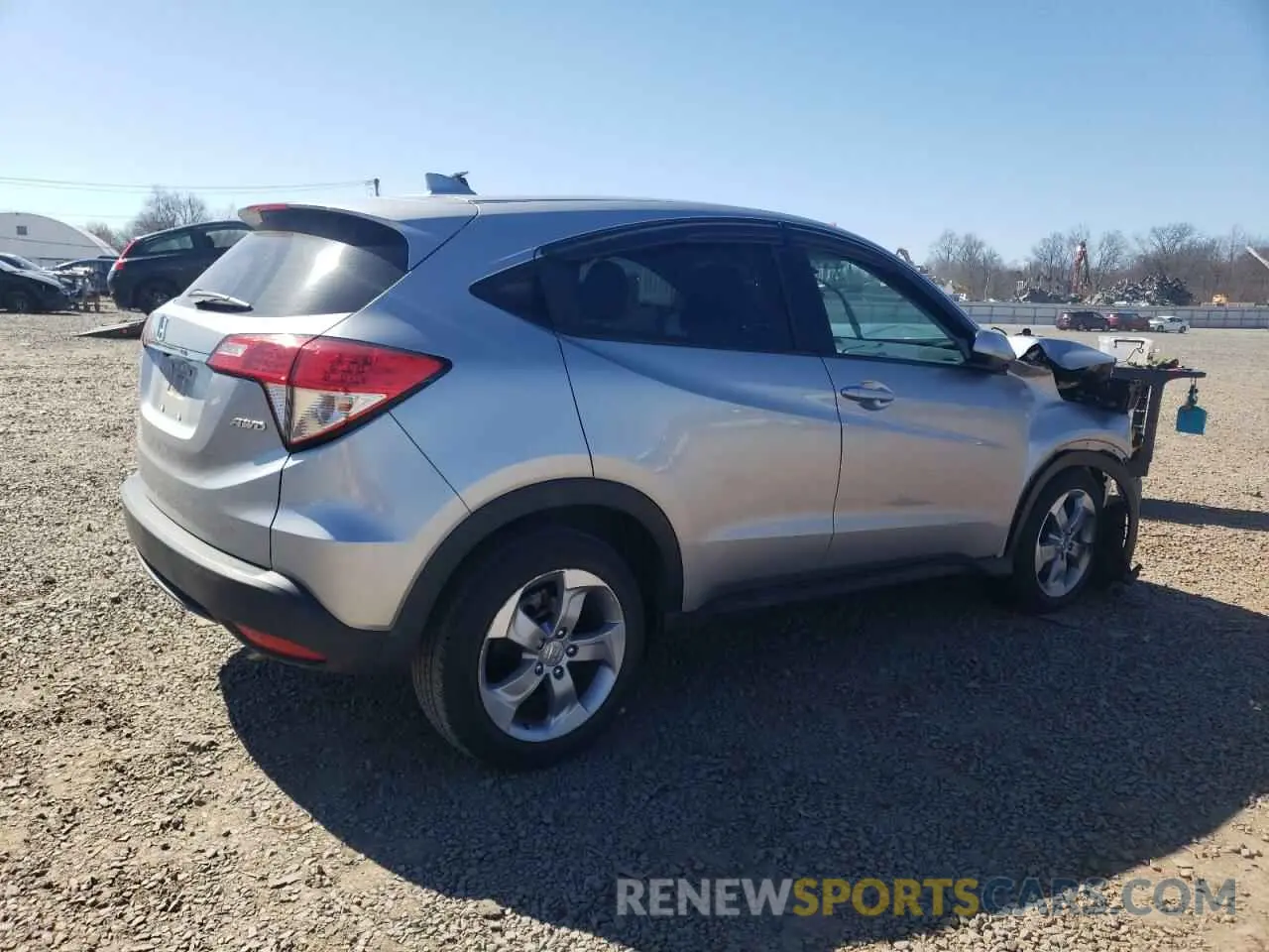 3 Photograph of a damaged car 3CZRU6H30LG701340 HONDA HR-V 2020